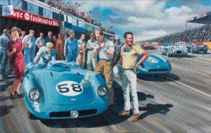 Le 26 juin 2022, j’ai l’opportunité d’acquérir un véhicule de compétition de 1957 de marque DB, véhicule aligné aux 24 heures du Mans et que Paul Armagnac a conduit lors du Tour de France de cette même année.